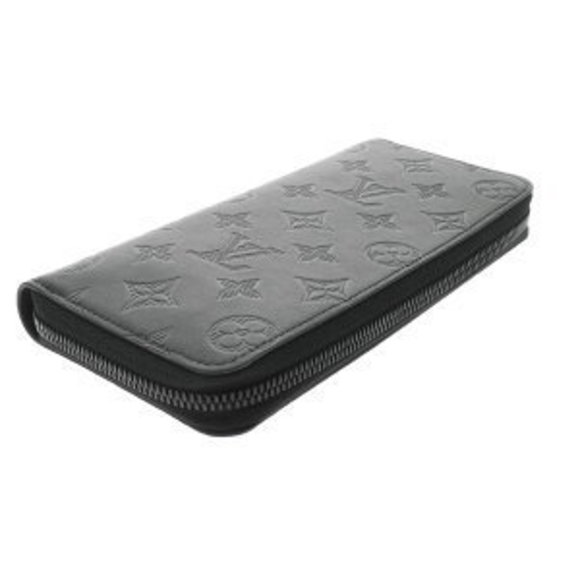 Louis Vuitton Wallet Shadow Noir Black Black Vertical Zippy Monogram - Picture 3 of 9
